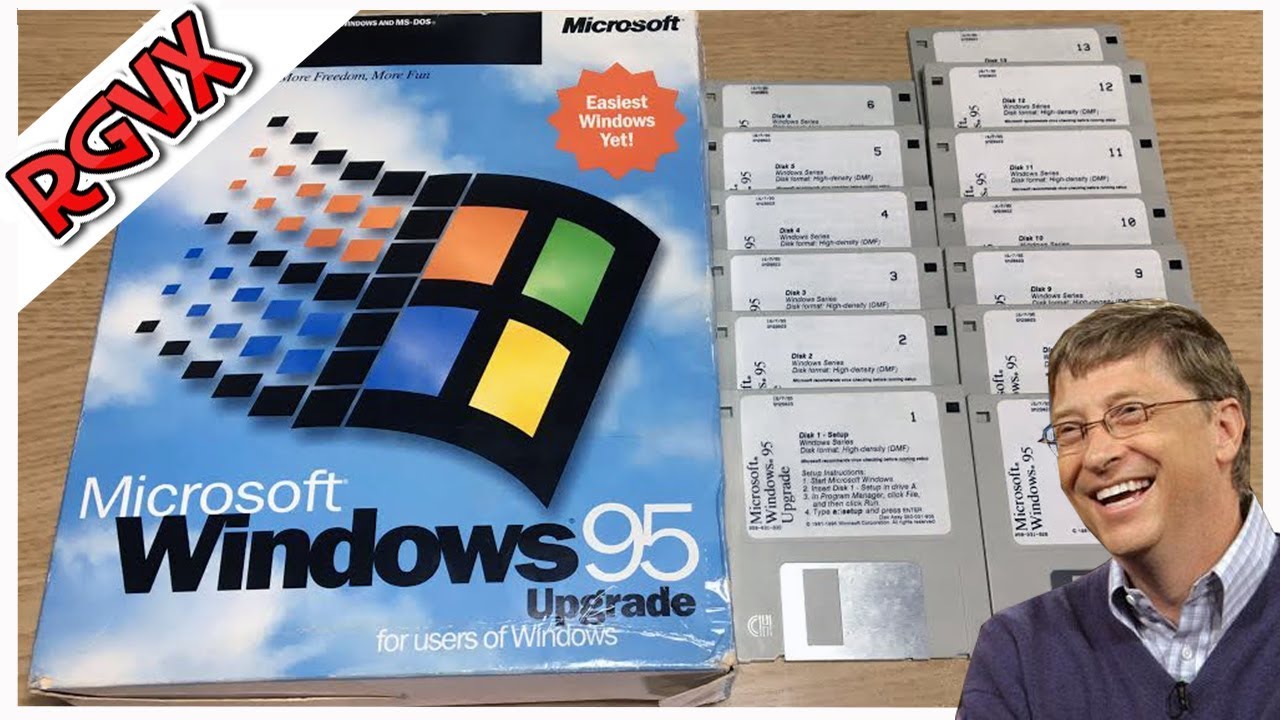 windows 95 floppy disk set